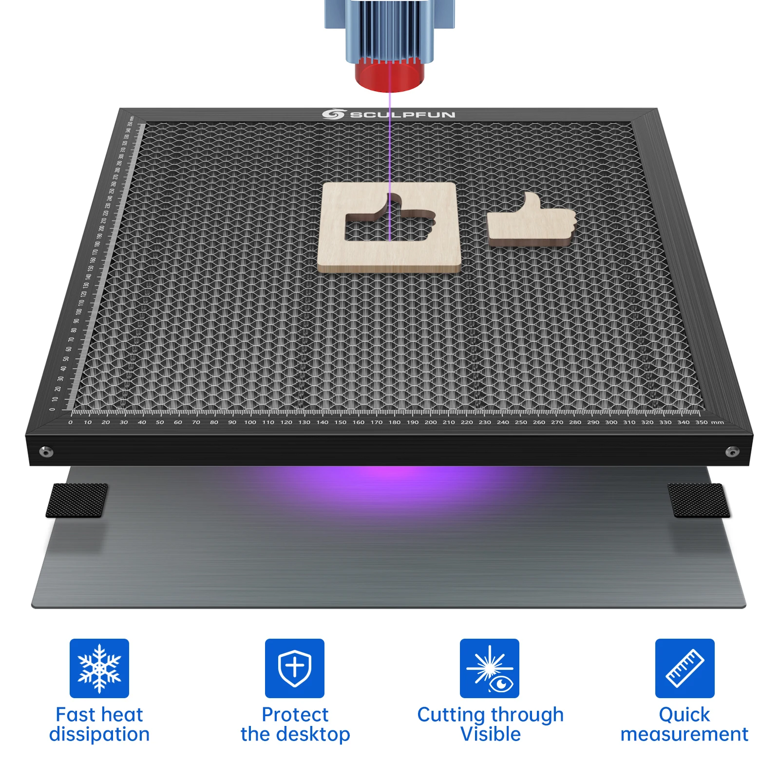 Honeycomb Laser Bed - Lazer Gravür Çalışma Yatağı Petek Çalışma